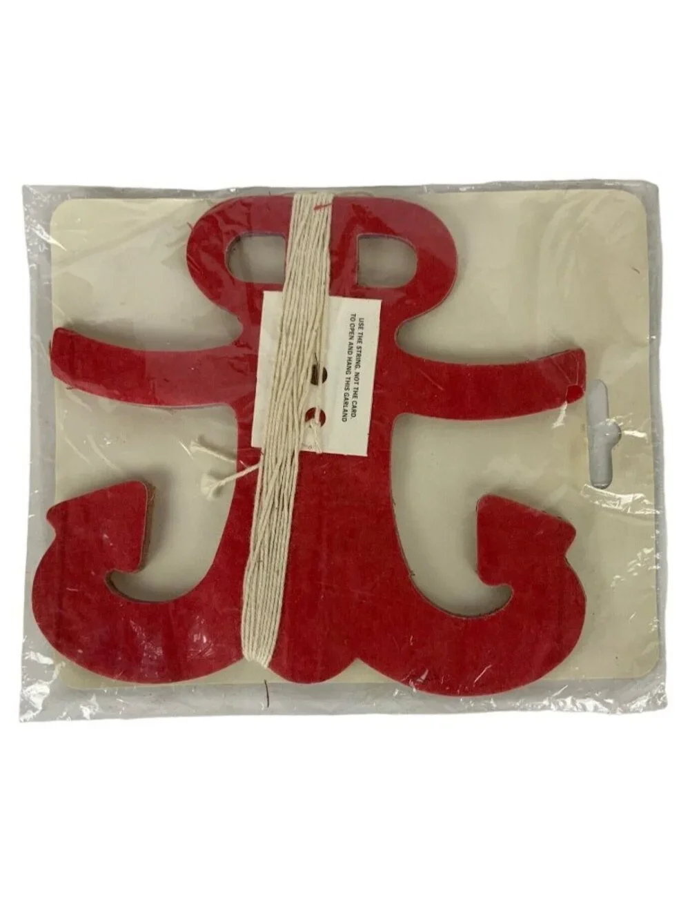 Beistle 12 Ft Anchor Garland Nautical Multicolor Paper Party Decoration 1994